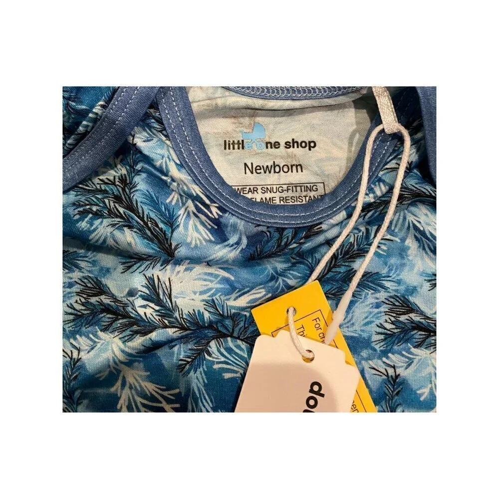 Little One Shop Baby Boy's Winter Frost Sleep Gown & Hat - New!